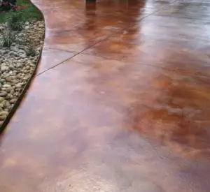 how to stain a concrete