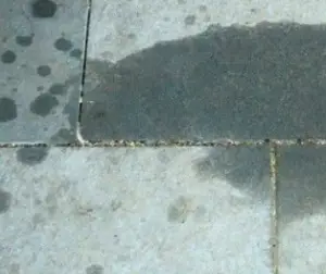 oil stain on concrete