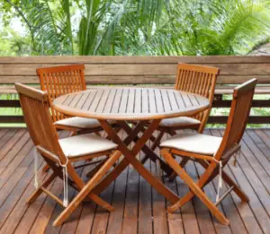 outdoor wooden furniture