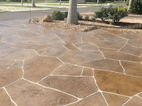Stamped Concrete Patterns Cost Pros, Stamped Concrete Patios Pros And Cons