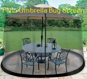 patio umbrella bug screen