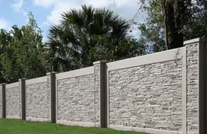 A perimeter wall