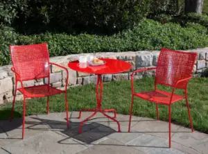 Restore metal outdoor furniture