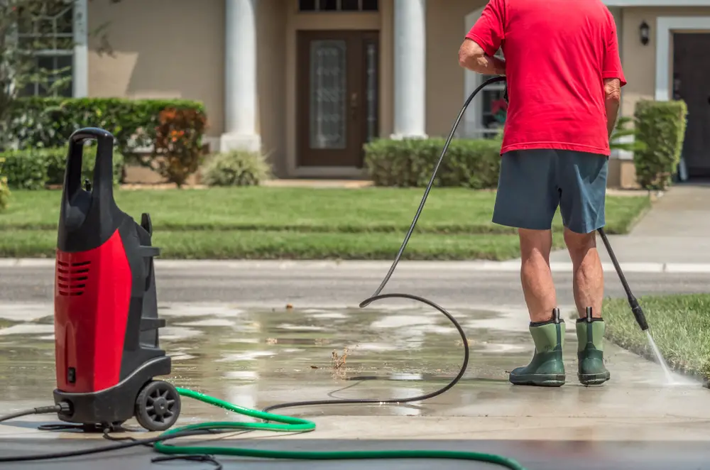 pressure washing